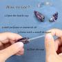 Sunligoo Urn Pendant Necklace for Ashes Cremation Memorial Keepsake Jewelry Healing Crystal Bullet Pendant Natural Stone Beads Necklaces for Women Girls