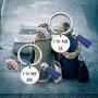 CENWA Sigma Gamma Rho Inspired Jewelry I Love My Big/Lil Keychain Set 1922 Sorority Paraphernalia Gift for Soror Sisters