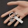 CYTING Christian Keychain Genesis 31:49 May The Lord Watch Between You And Me While We Are Apart Religious Jewelry Long Distance Gift For Couple Family Best Friends
