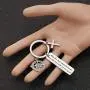 CYTING Christian Keychain Genesis 31:49 May The Lord Watch Between You And Me While We Are Apart Religious Jewelry Long Distance Gift For Couple Family Best Friends