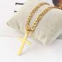 FZTN Jewelry Gold Figaro Link Chain Necklace for Men Women & Teens Boys 18K Gold Plated Stainless Steel Necklace,Fashion Jewelry,Wear Alone or with Pendant,18-26 Inch