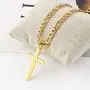 FZTN Jewelry Gold Figaro Link Chain Necklace for Men Women & Teens Boys 18K Gold Plated Stainless Steel Necklace,Fashion Jewelry,Wear Alone or with Pendant,18-26 Inch