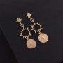 Gmillions Fashion Shiny Rhinestone Star Moon Drop Earrings Jewelry for Women Earring