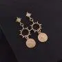 Gmillions Fashion Shiny Rhinestone Star Moon Drop Earrings Jewelry for Women Earring