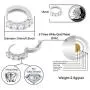 TOPGRILLZ 14K Gold Plated Iced Out Hypoallergenic Solitaire Cubic Zirconia Huggie Cartilage Cuff Hoop Earrings for Women and Men TOPGRILLZ 14K Gold Plated Iced Out Hypoallergenic Solitaire Cubic Zirconia Huggie Cartilage Cuff Hoop Earrings for Women and Men