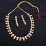 Zephyrr Ethnic Necklace Kundan Choker Gold Necklace Earrings Set Jewelry for Women Wedding Party Wear Indian Fashion Jewelry JAN-2086