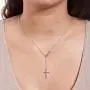Confirmation Gift Necklace: Holy Confirmation for Girls, Christian Faith, Infinity Cross (silver-plated-brass, NA) Confirmation Gift Necklace: Holy Confirmation for Girls, Christian Faith, Infinity Cross (silver-plated-brass, NA)