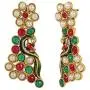 Efulgenz Indian Bollywood Multilayered 14 K Gold Plated Wedding Bridal Temple Necklace Earrings Jewelry Set