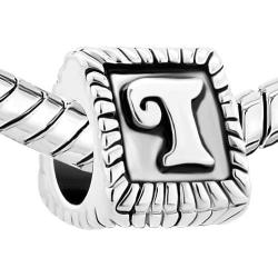 LilyJewelry A-Z Letter Alphabet Charm Bead for Bracelet