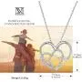 NINAMAID Mother Daughter Generations Necklace for Grandma Mom Gifts 925 Sterling Silver Pendant Necklace Jewelry for Women Teen Girls Granddaughter Mothers Day Jewelry Birthday Gift NINAMAID Mother Daughter Generations Necklace for Grandma Mom Gifts 925 Sterling Silver Pendant Necklace Jewelry for Women Teen Girls Granddaughter Mothers Day Jewelry Birthday Gift