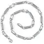 Peora Stainless Steel Rolled Coil Link Necklace for Men, 6mm, Premium Hypoallergenic 316L Surgical Grade, 20 inch