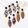Leopard Leaf Dangle Earrings Boho Cheetah Animal Print Leather Teardrop Earrings for Women Girls Trendy Statement Jewelry Leopard Leaf Dangle Earrings Boho Cheetah Animal Print Leather Teardrop Earrings for Women Girls Trendy Statement Jewelry