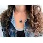 Dcfywl731 Fashion 12 Twelve Constellations Hand Woven Leather Bracelet and Moon Pendant Necklace Zodiac Sign Jewelry Set Dcfywl731 Fashion 12 Twelve Constellations Hand Woven Leather Bracelet and Moon Pendant Necklace Zodiac Sign Jewelry Set