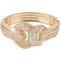 EVER FAITH Womens Austrian Crystal Wedding Art Deco 1920s Bride Bridesmaids Bangle Bracelet