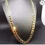  Gold Chain Necklace 11mm Miami Cuban Link 14k Real Gold Plated for Men Women Teen. Diamond Cut