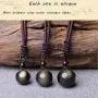 Natural Gold Obsidian Onyx Pendant Rainbow Eyes Beads Lucky Blessing Necklace Natural Gold Obsidian Onyx Pendant Rainbow Eyes Beads Lucky Blessing Necklace