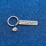 WUSUANED Cute Hedgehog Keychain Inside This Spiky Interior is A Tender Heart Keychain Cute Hedgehog Owner Lover Gift