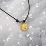 MAOFAED Sunflower Gift Sunflower Necklace Sunflower Lover Gift Sunflower Choker Gift for Wife Girlfriend Valentine Gift Wedding Gift Women Jewelry