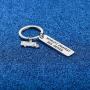 WUSUANED Bus Driver Keychain Worlds Okayest Bus Driver Jewelry Back to School Gift for Driver