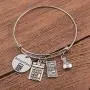 Gzrlyf Accountant Bracelet Calculator Charm Bracelet Accounting Jewelry CPA Graduation Gift