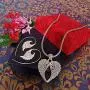 Bali Ethnic Handmade Sterling Silver set Necklace Pendant Earrings 11