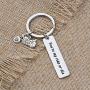 BAUNA Boyfriend Keychain You’re My Ride Or Die Key Rings Motorcycle Biker Gifts for Husband