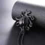 U7 Men Punk Jewelry Stainless Gold Plated Cool Ocean Animal Octopus Pendant & Chain