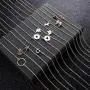 Subiceto 12 PCS Message Gift Card Necklaces for Women Anchor Compass Good Luck Elephant Pendant Necklace Friendship Valentines Gifts
