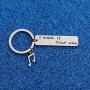 WUSUANED Music Lover Gift I Want It That Way Keychain Music charm Keychain Music Jewelry Concert Gift