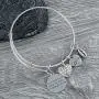 Infinity Collection Cousin Gift, Cousins by Chance, Friends by Choice Charm Adjustable Bangle, Cousin Jewelry for Women for Cousins Infinity Collection Cousin Gift, Cousins by Chance, Friends by Choice Charm Adjustable Bangle, Cousin Jewelry for Women for Cousins