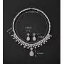 SWEETV Teardrop Wedding Bridal Jewelry Sets for Brides, Crystal Rhinestone Necklace and Earring Sets for Women Prom Costume SWEETV Teardrop Wedding Bridal Jewelry Sets for Brides, Crystal Rhinestone Necklace and Earring Sets for Women Prom Costume