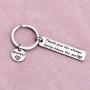 Zuo Bao Brother Keychain Thank You for Always Being There for Me Gift for Brother Family Jewelry