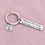 Zuo Bao Brother Keychain Thank You for Always Being There for Me Gift for Brother Family Jewelry