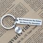 BEKECH BFF Gifts Friendship Jewelry Best Friends are The Sisters We Choose for Ourselves Pinky Promise Charm Keychain Besties Gift BFF Soul Sister Friendship Gift Best Friend Keyring Gift