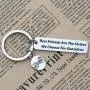 BEKECH BFF Gifts Friendship Jewelry Best Friends are The Sisters We Choose for Ourselves Pinky Promise Charm Keychain Besties Gift BFF Soul Sister Friendship Gift Best Friend Keyring Gift