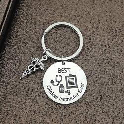 TOGON Nurses Prayer Keychain RN Nurse Graduation Gift Medical Jewelry Nursing Appreciation Gift for Her Nursing Doctor Keychain