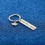 WUSUANED Think Like A Queen Inspirational Quote Keychain Positive Message Keychain with Queen Crown Charm Motivational Jewelry Gift for Her