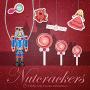 NINAQUEEN Valentines Day Charms Gifts The Nutcracker 925 Sterling Silver Robot Police Charms Fit for Bracelets Gifts For Teens