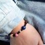 eMeition Miniverse Bracelet, Miniverse Solar System Bracelet Men Women Natural Stone Planets Galaxy The Eight Planets Guardian Star Saturn Girls Boys Handmade Bracelets