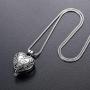 NEW Always in my Heart Locket Urn Necklace - Keepsake Jewelry for Cremation Ashes with chain