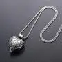 NEW Always in my Heart Locket Urn Necklace - Keepsake Jewelry for Cremation Ashes with chain