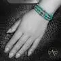 $80 Tag Certified Authentic Navajo Native American Natural Genuine Turquoise Adjustable WRAP Bracelet