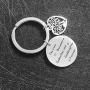 De&ai Godmother Goddaughter, Jewelry The Love Between a Godmother and Goddaughter is Forever Keychain, Aunt Niece Gift