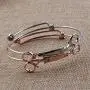 Zuo Bao Steampunk Shears Scissor Bangle Bracelet for Hairdresser Zuo Bao Steampunk Shears Scissor Bangle Bracelet for Hairdresser