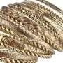 Lux Accessories Flower Mixed Metal Aztec Multi Bangle Set Lux Accessories Flower Mixed Metal Aztec Multi Bangle Set