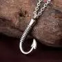 SexyMandala Urn Necklaces for Ashes Fish Hook Cremation Jewelry Urn Pendant Memorial Keepsake Funnel