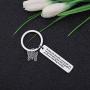 CYTING Butterfly Keychain You Can Go Through A Great Deal of Darkness Yet Become Something Beautiful Inspirational Keychain Graduation Gift Encouragement Gift