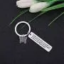 CYTING Butterfly Keychain You Can Go Through A Great Deal of Darkness Yet Become Something Beautiful Inspirational Keychain Graduation Gift Encouragement Gift