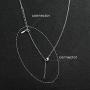 925 Sterling Silver Necklace Extenders Adjustable Extension Chain for Necklace Bracelet Anklet 2 pcs