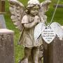 CENWA Memorial Jewelry Those We Love Dont Go Away They Walk Beside Us Every Day Angel Wings Open Locket Necklace